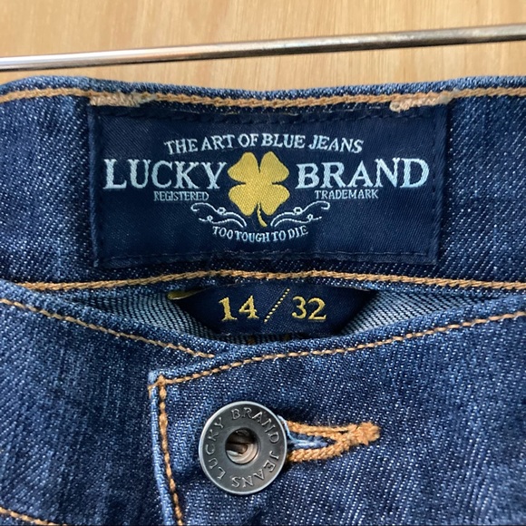 LUCKY BRAND Sofia Straight Mid-Wash Jeans sz 14x32 - Picture 2 of 5